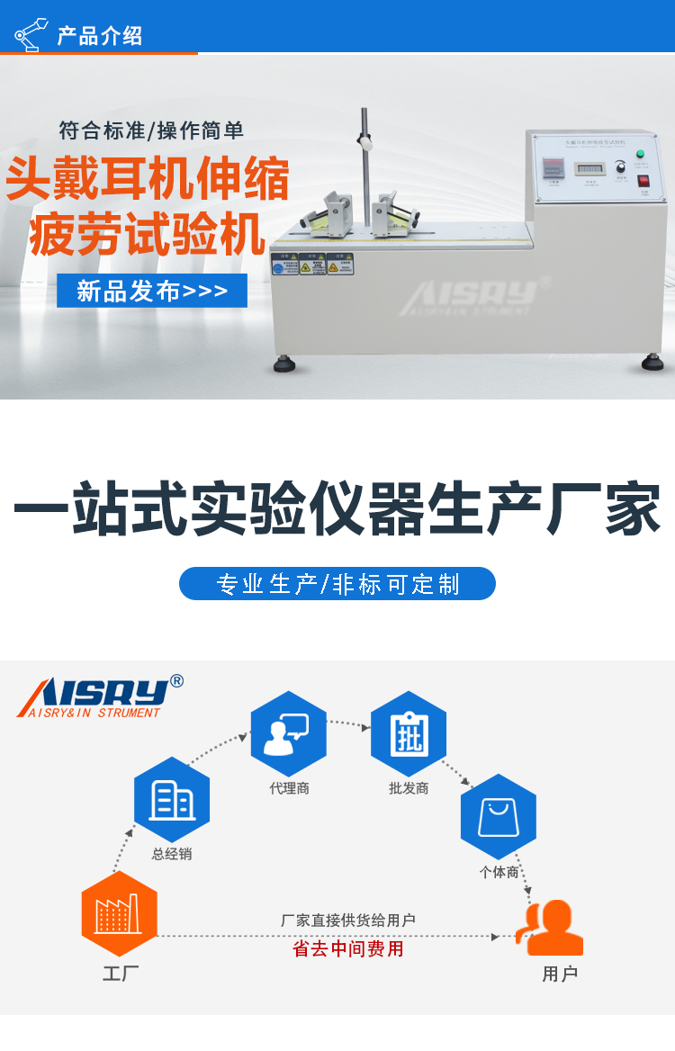 耳夾伸縮疲勞試驗(yàn)機(jī)